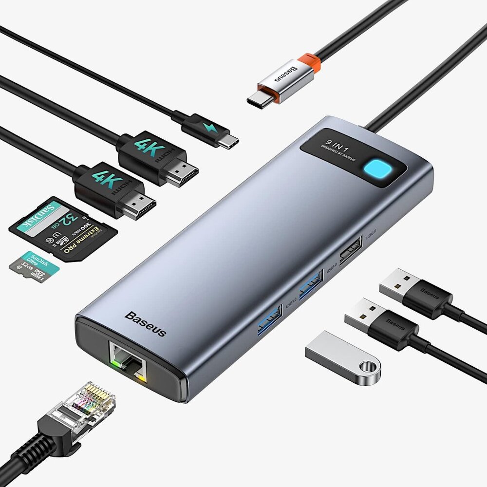 BASEUS 9-in-1 HUB Docking Station